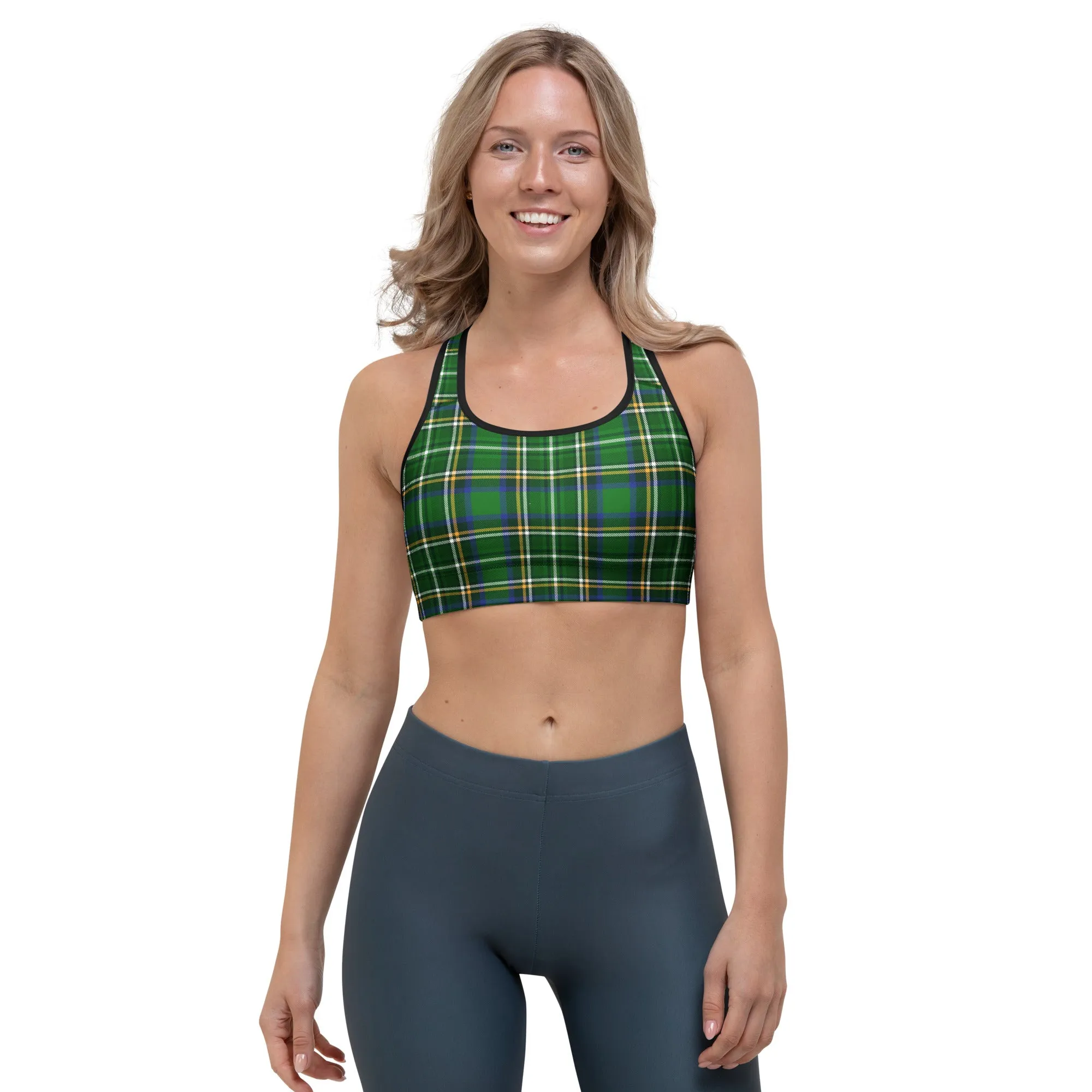 Tartan Tango Check Sports Bra