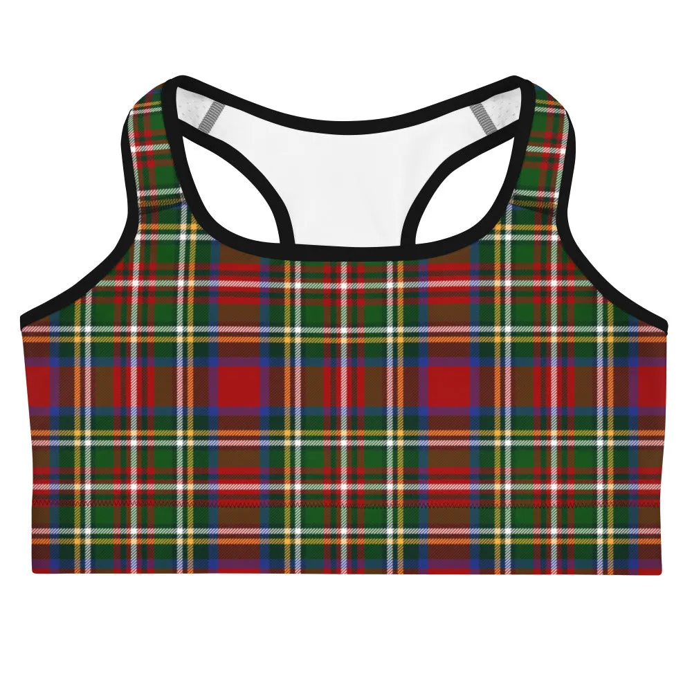 Tartan Tango Check Sports Bra