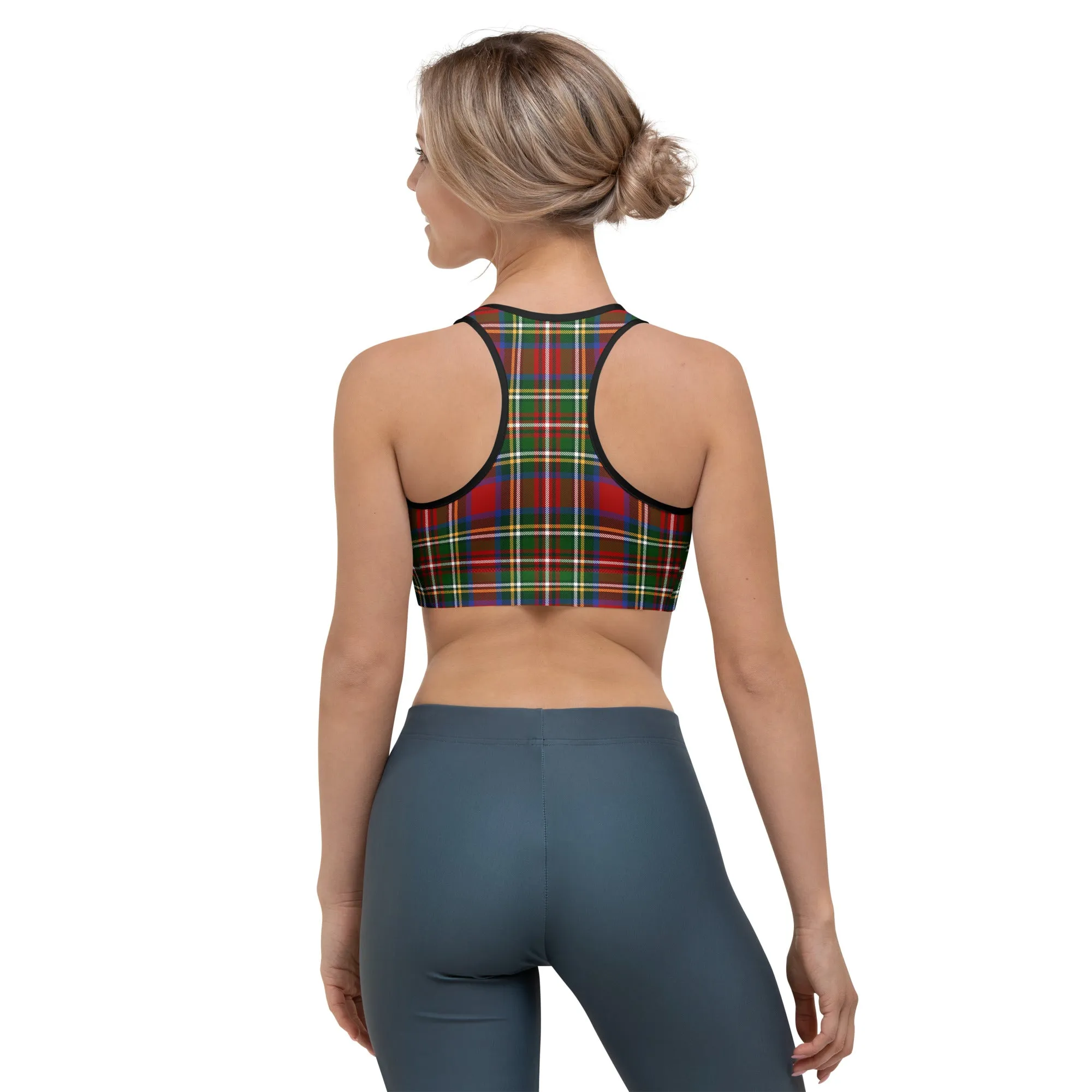 Tartan Tango Check Sports Bra