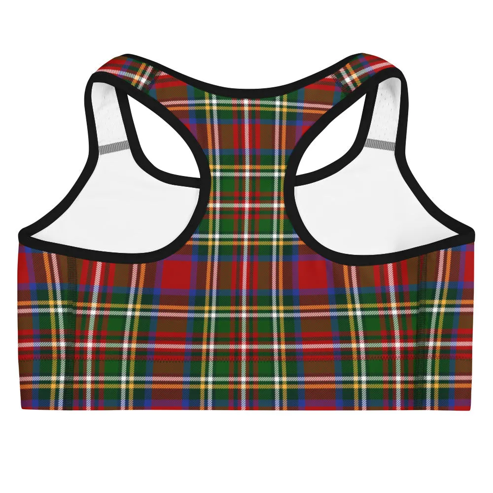 Tartan Tango Check Sports Bra