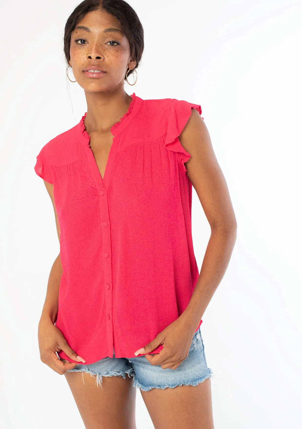 Taylor Flutter Sleeve Top