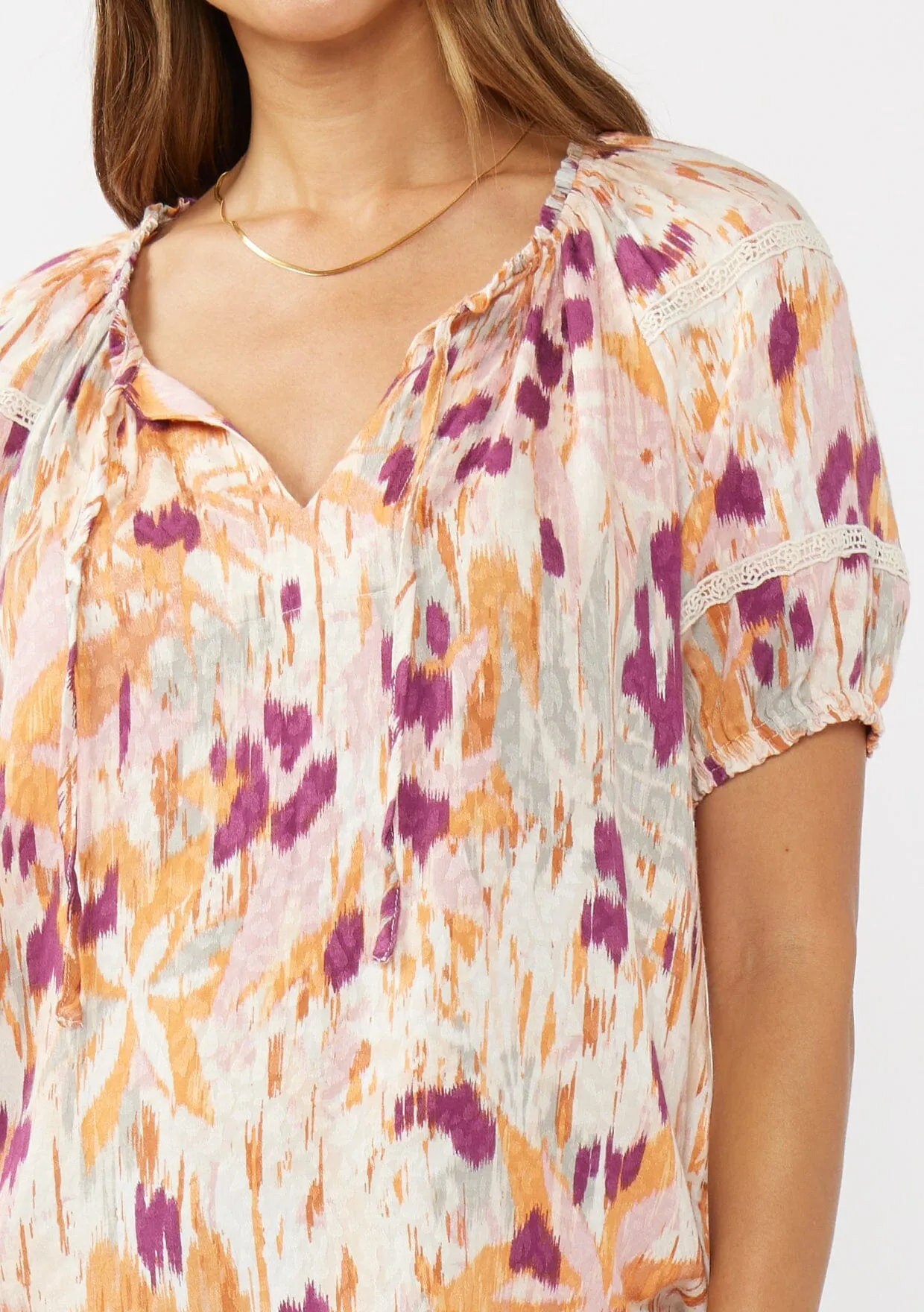 Terra Spice Floral Top