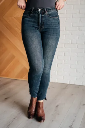 Tessa High Rise Step Hem Skinny Jeans *Tummy Control*