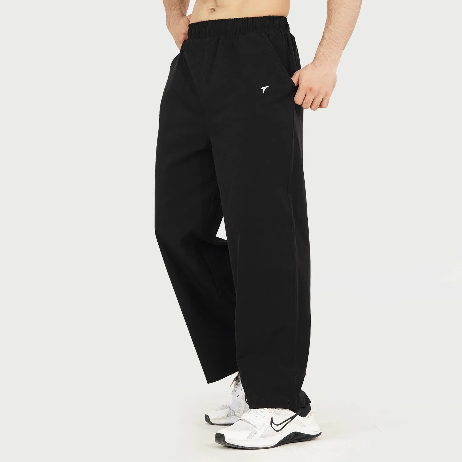 Tf-Premium Black Crinkle Bottoms