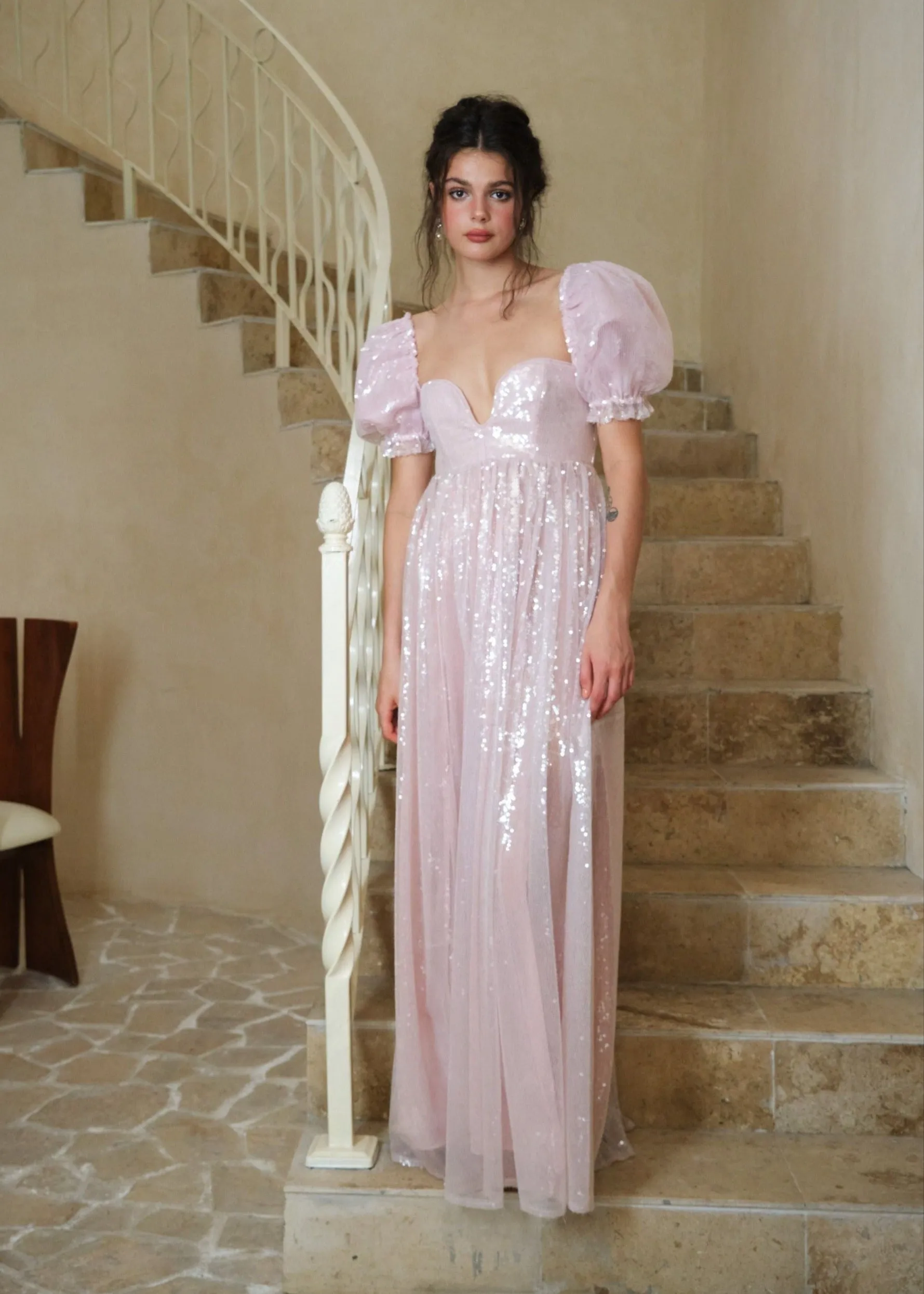 The Fairydust Maxi in Iridescent Pink
