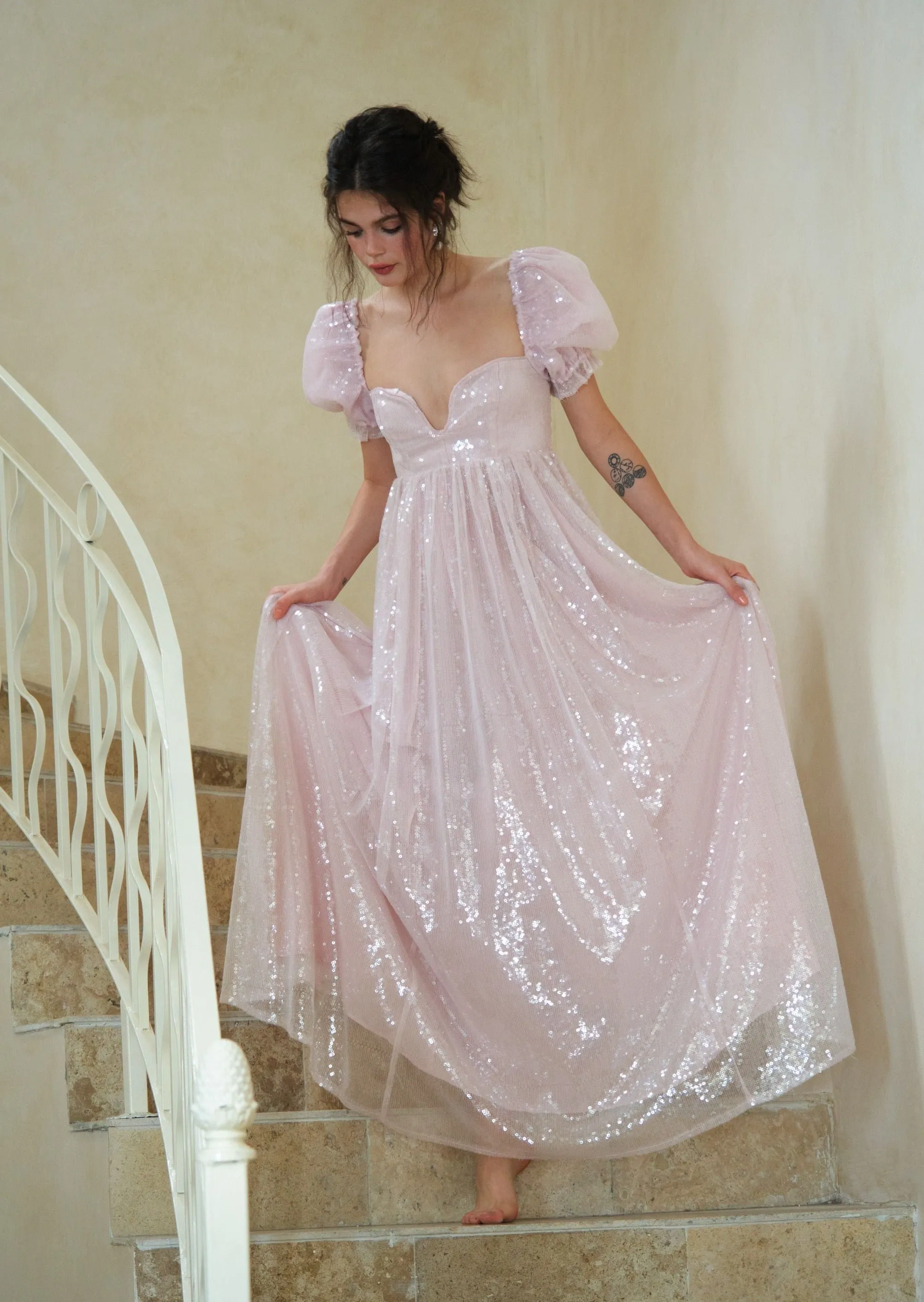 The Fairydust Maxi in Iridescent Pink