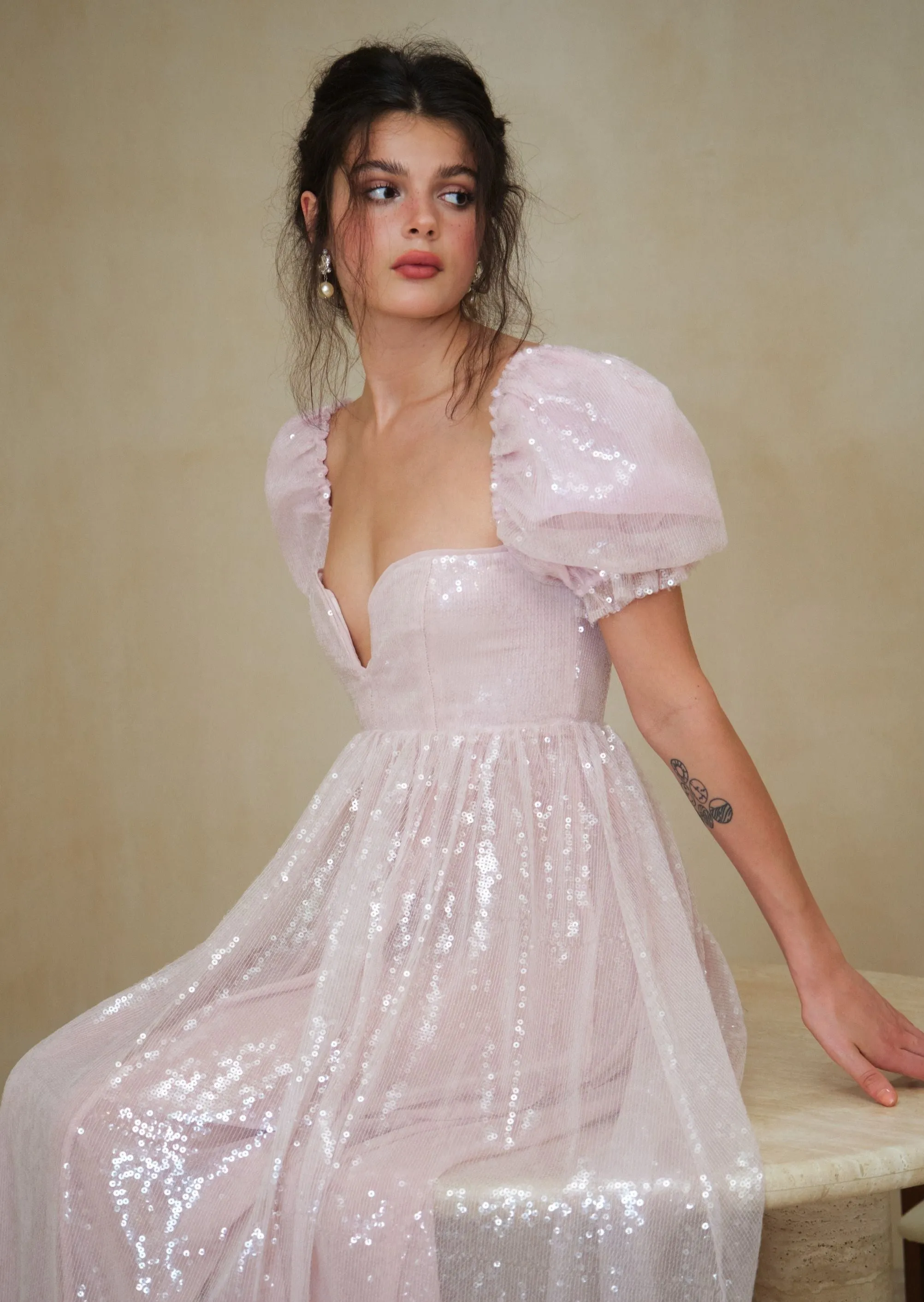 The Fairydust Maxi in Iridescent Pink