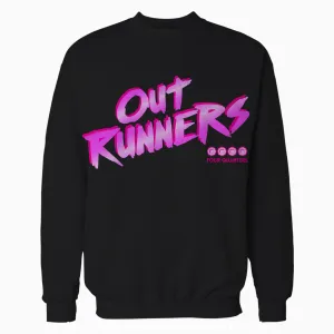 The Four Quarters Logo Outrunners Official Sweatshirt (Black)