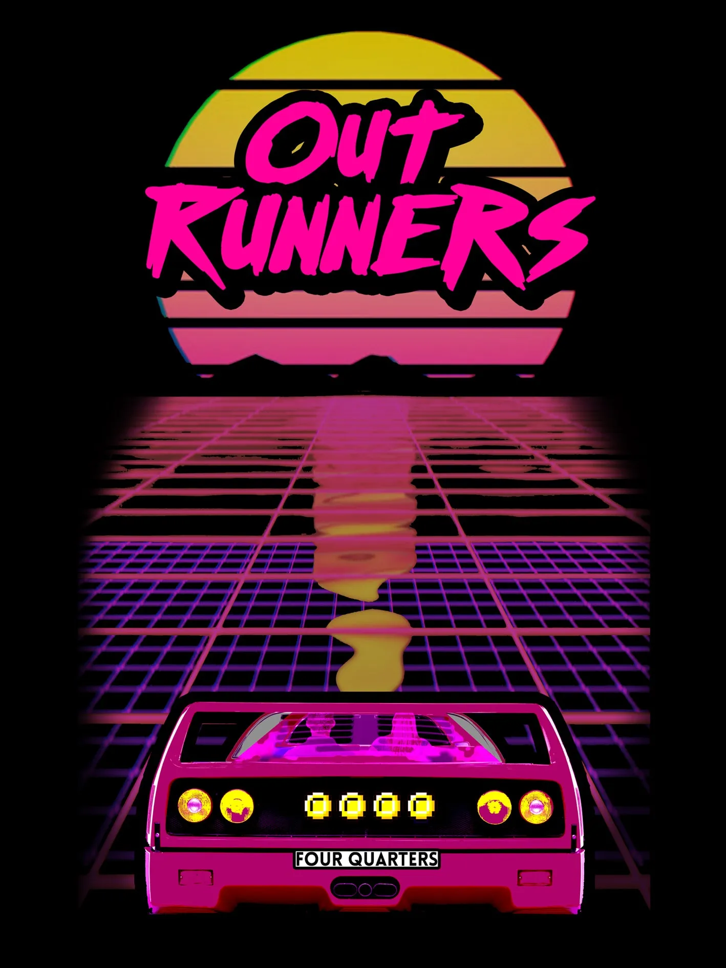 The Four Quarters Outrunners Flyer Official Sweatshirt (Black)