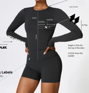 The Isabella Flex Long Sleeve Top (8519 Round neck and long sleeves)