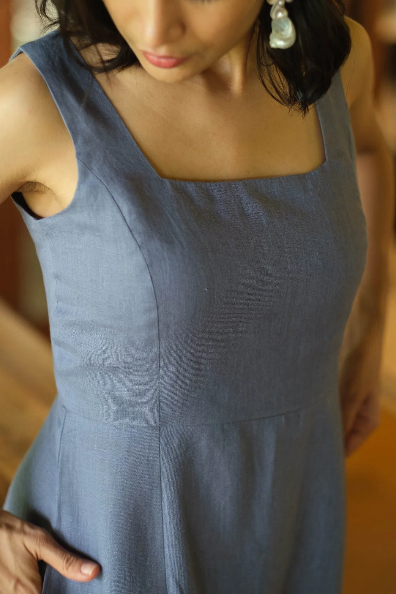 The Linen Midi Dress