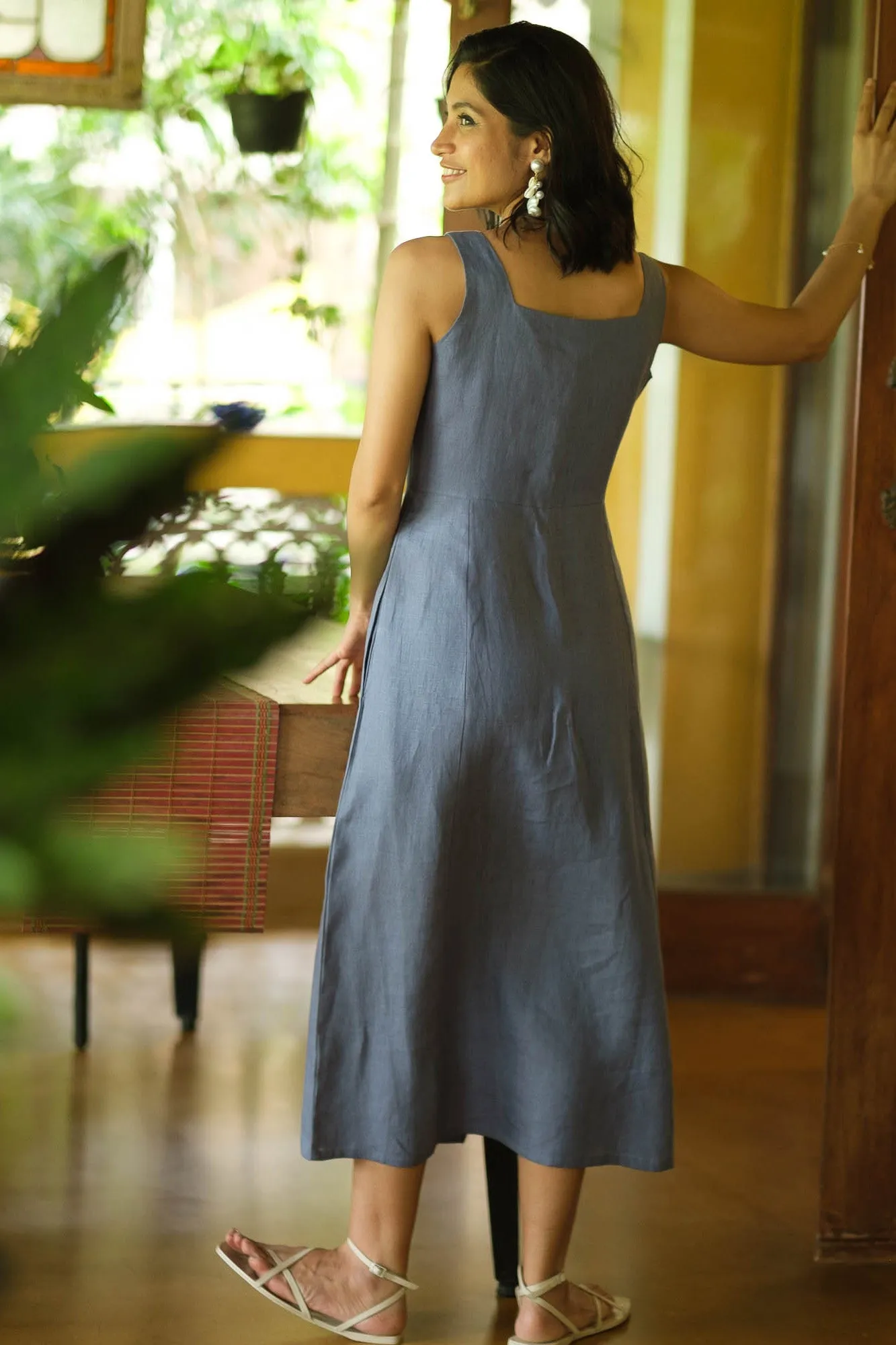 The Linen Midi Dress