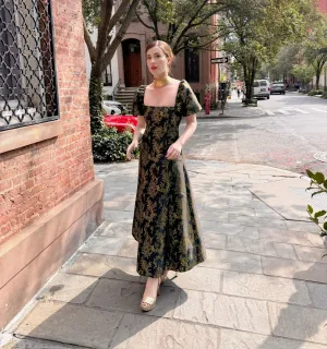 The Matilda Dress - Moody Bird Brocade