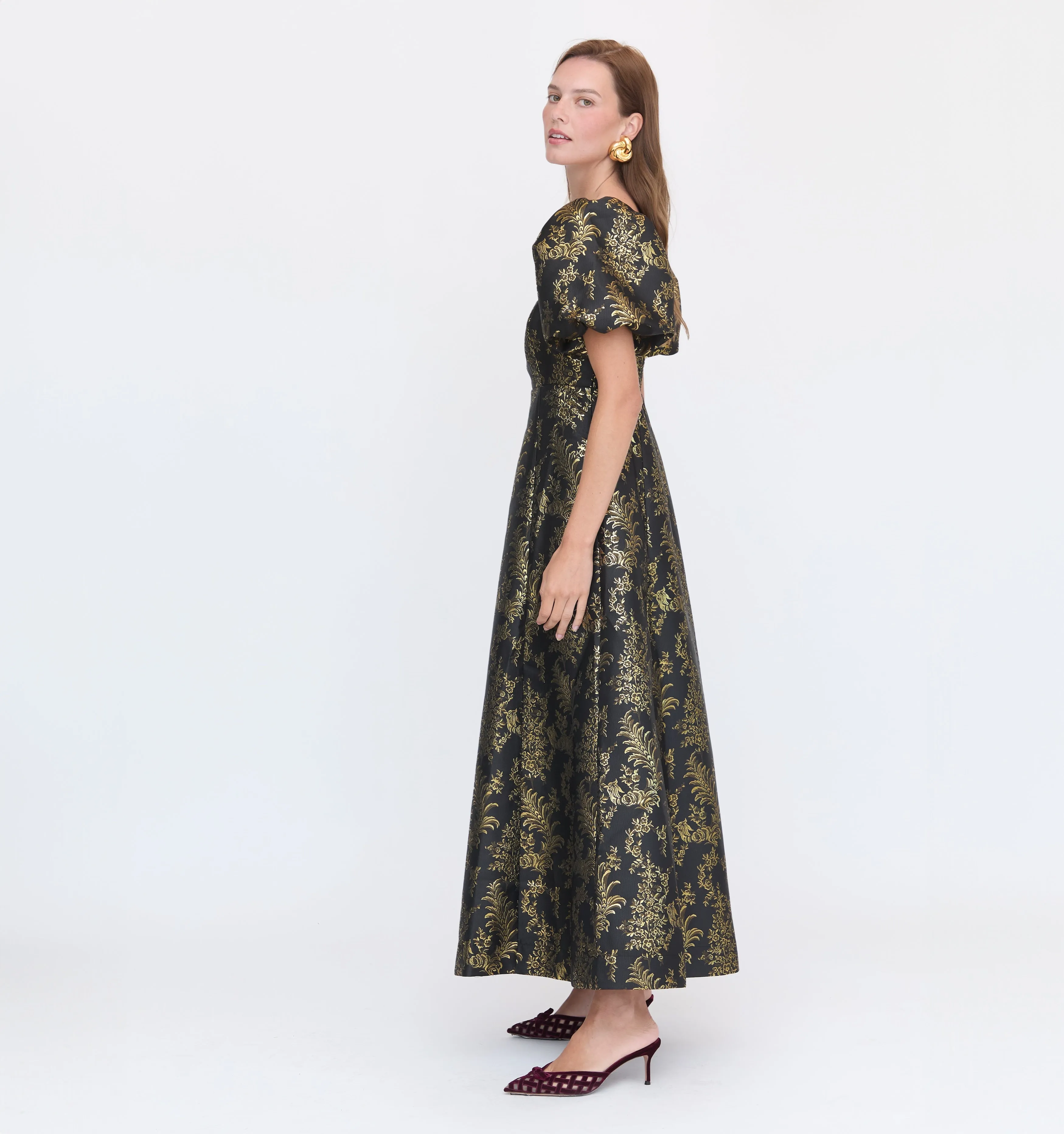The Matilda Dress - Moody Bird Brocade