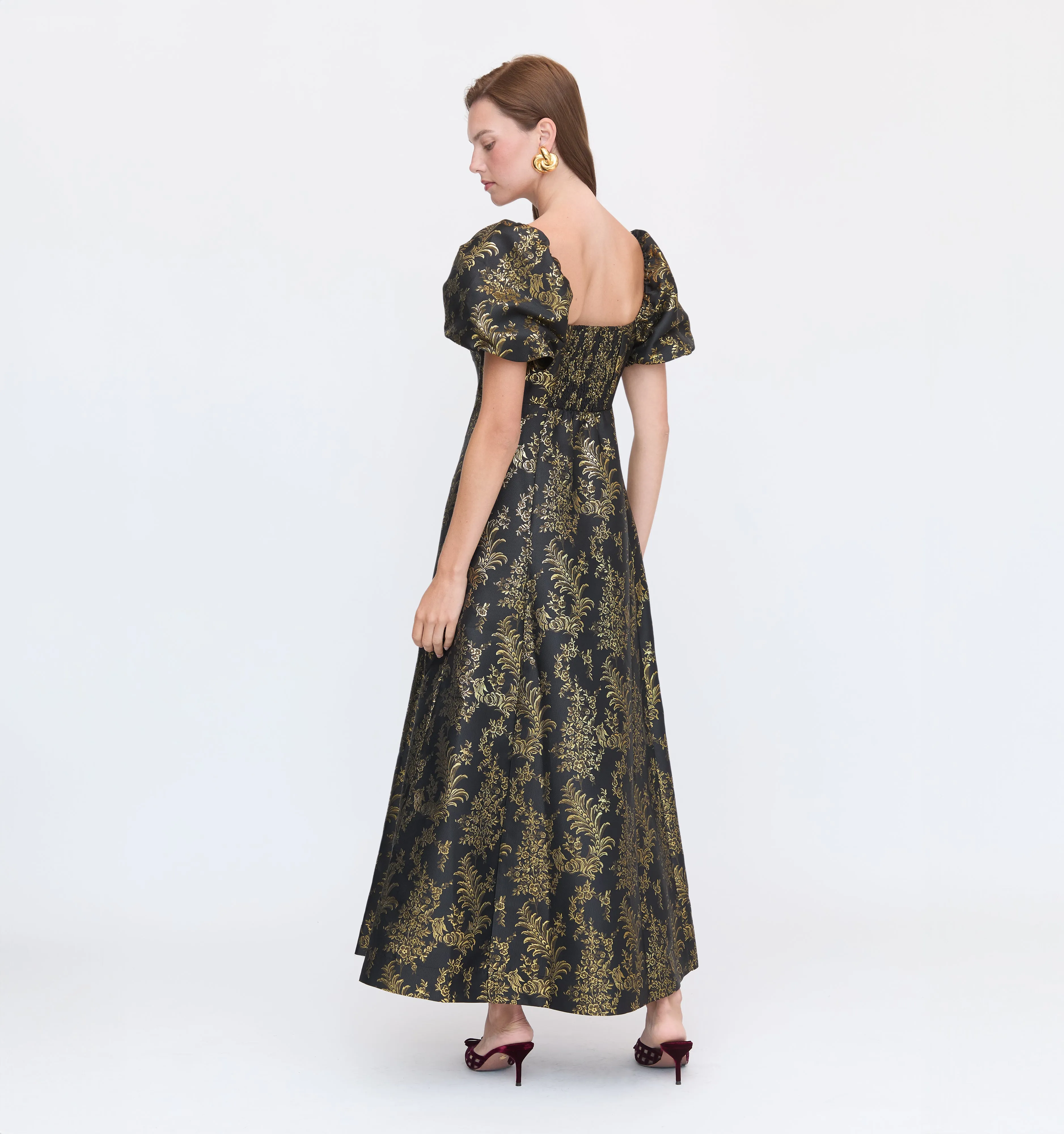 The Matilda Dress - Moody Bird Brocade