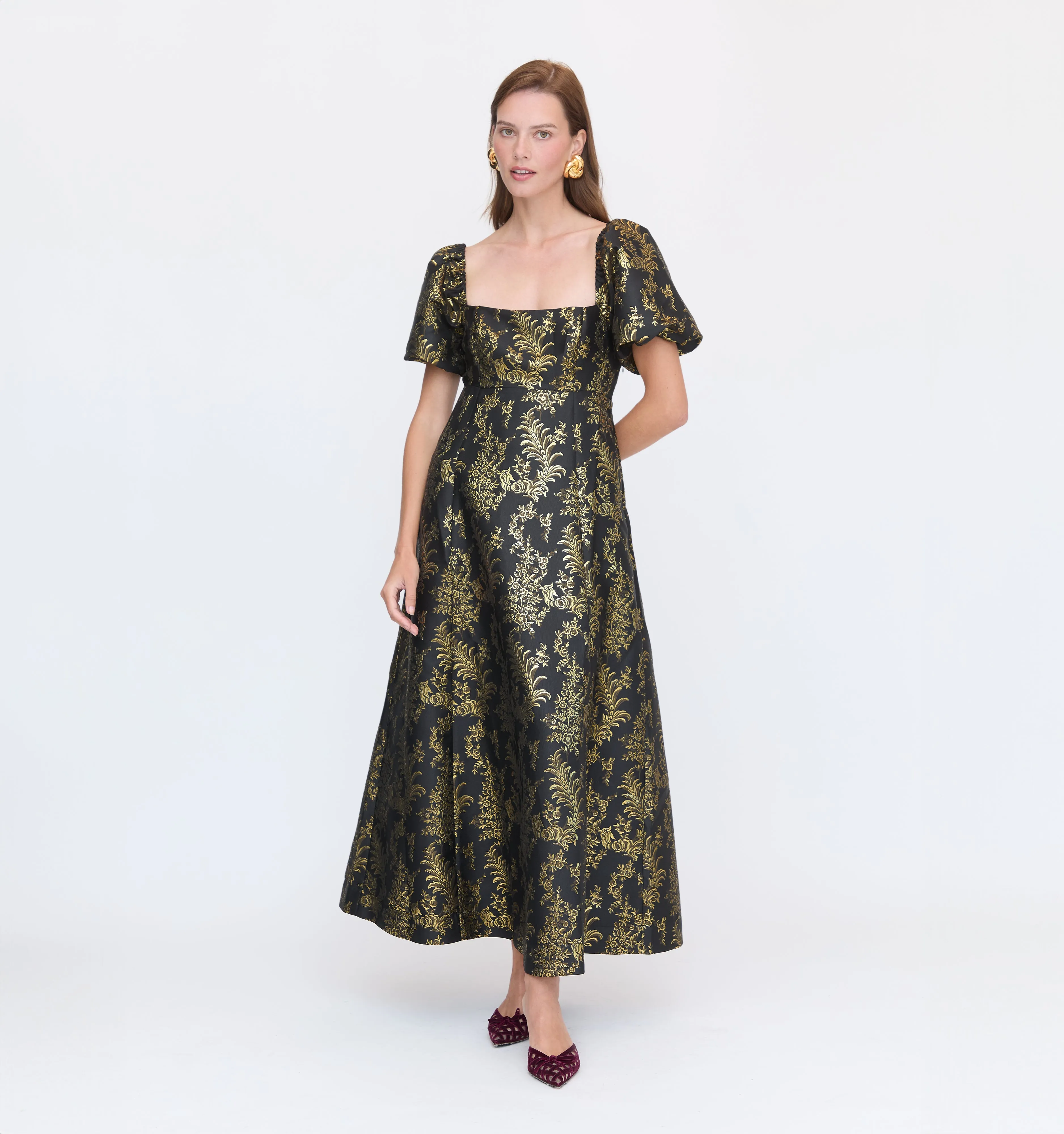 The Matilda Dress - Moody Bird Brocade