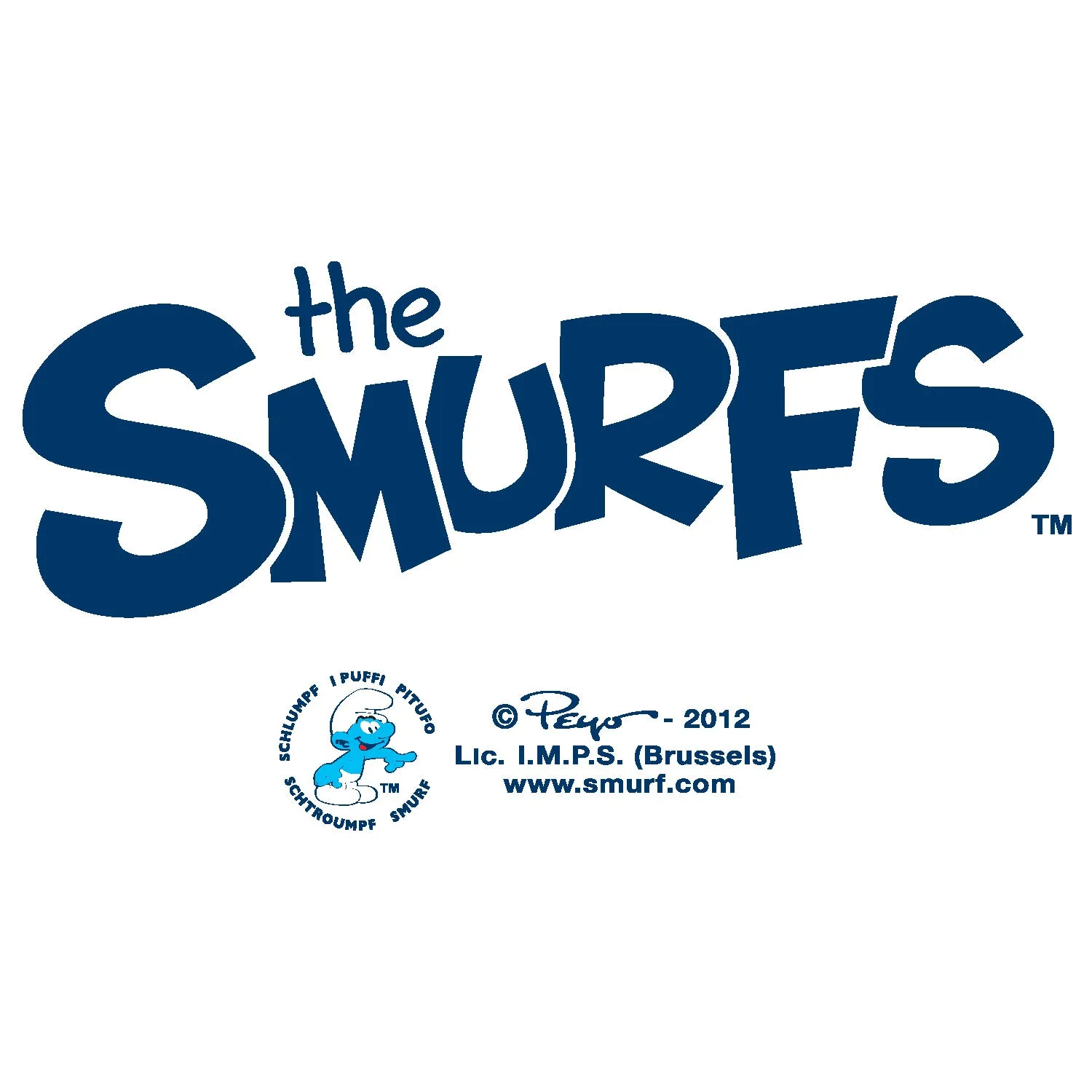 The Smurfs Smurfette Character Flowers Official Sweatshirt (Heather Grey)