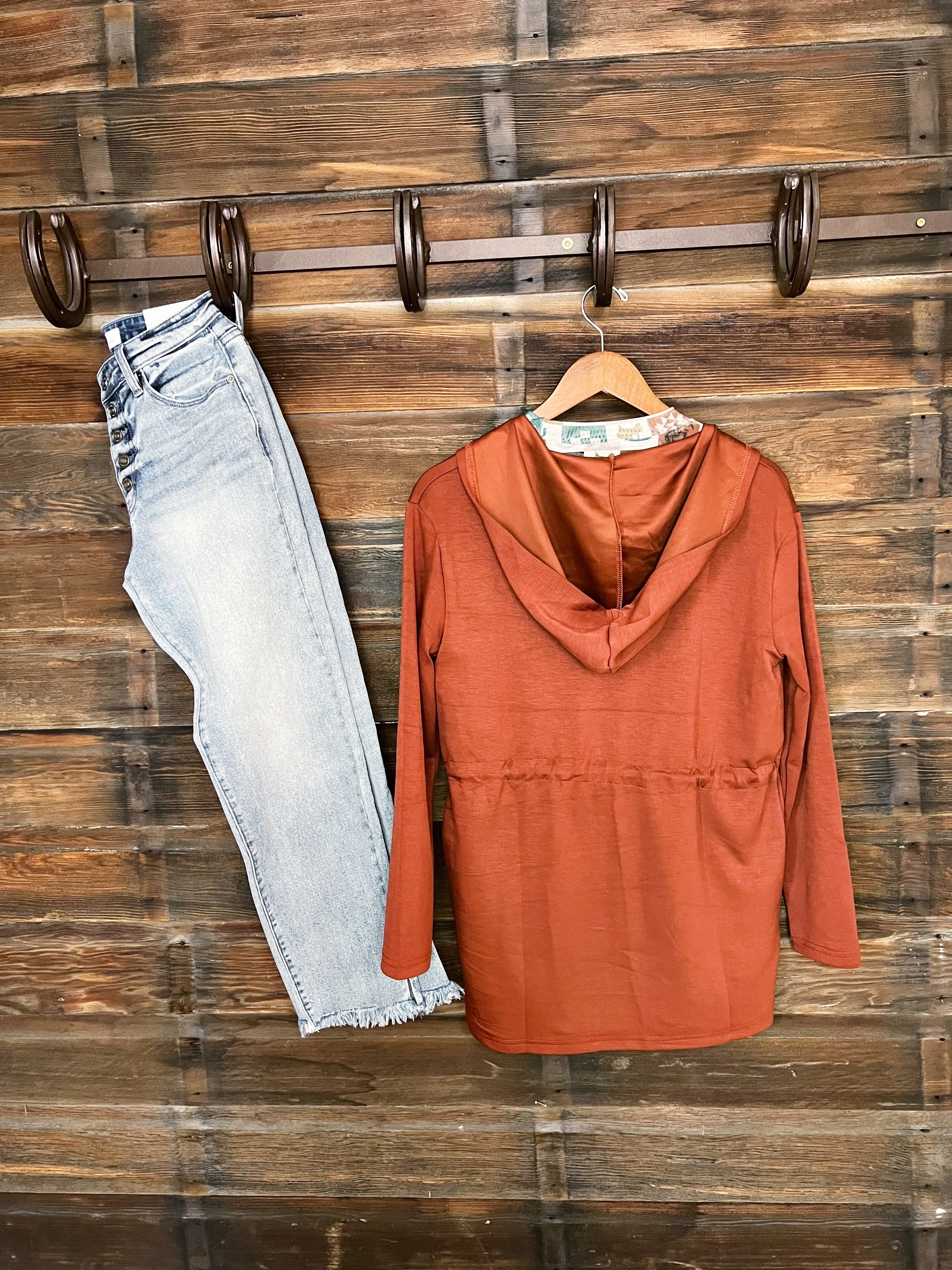The Terracotta Casual Cardigan