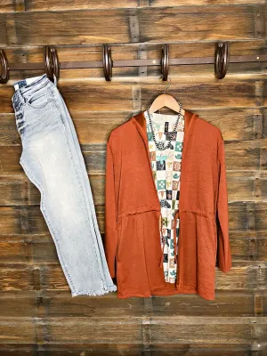 The Terracotta Casual Cardigan