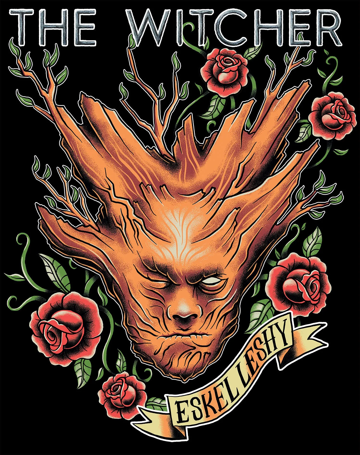 The Witcher Book of Beasts Eskel Leshy Official Sweatshirt