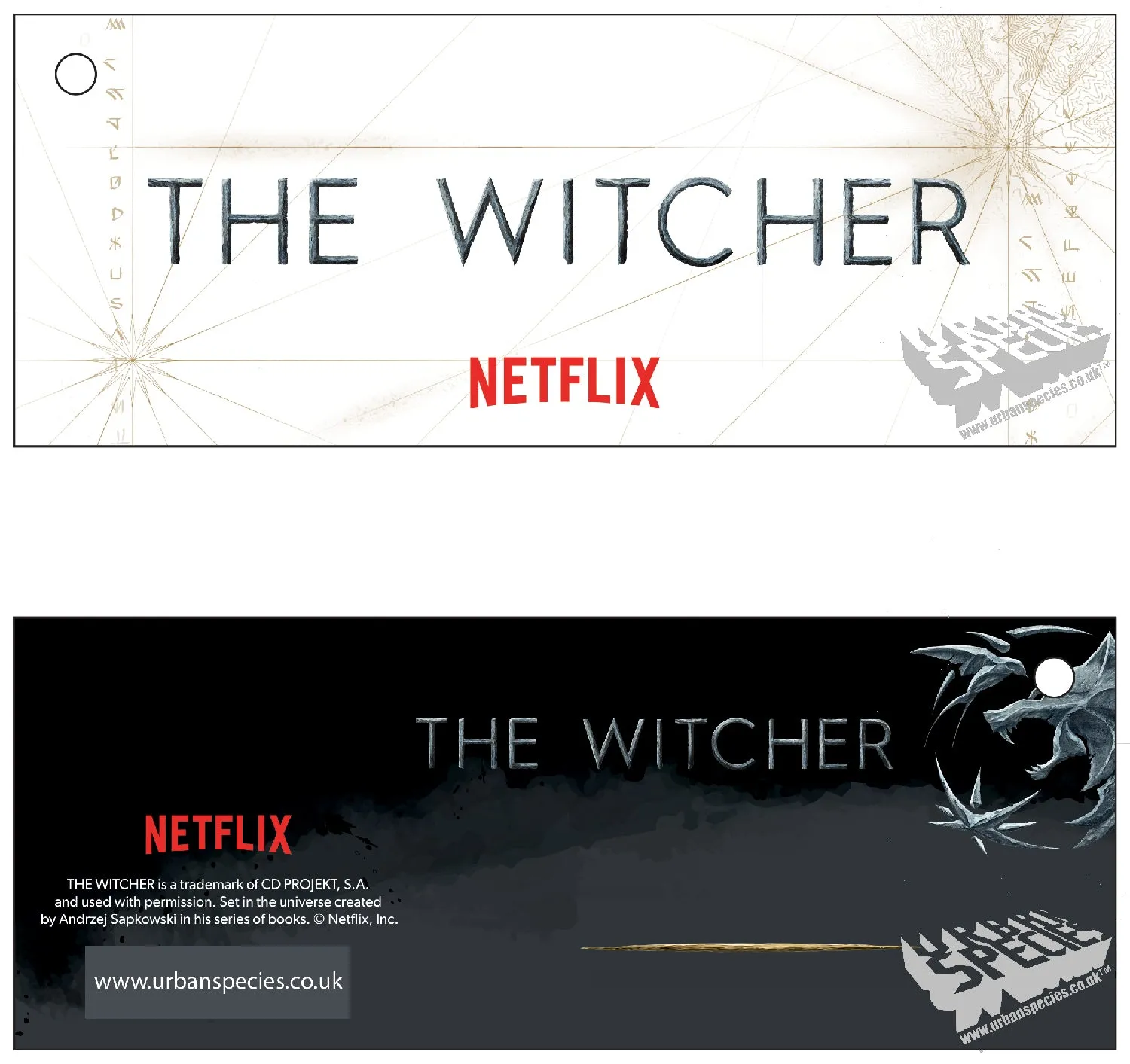 The Witcher Logo Retro 80s TV VHS Official Sweatshirt