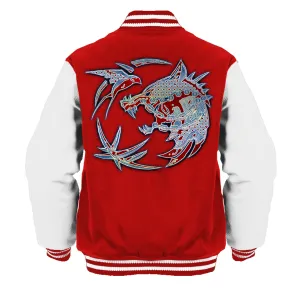 The Witcher Logo Tattoo Armour Official Varsity Jacket