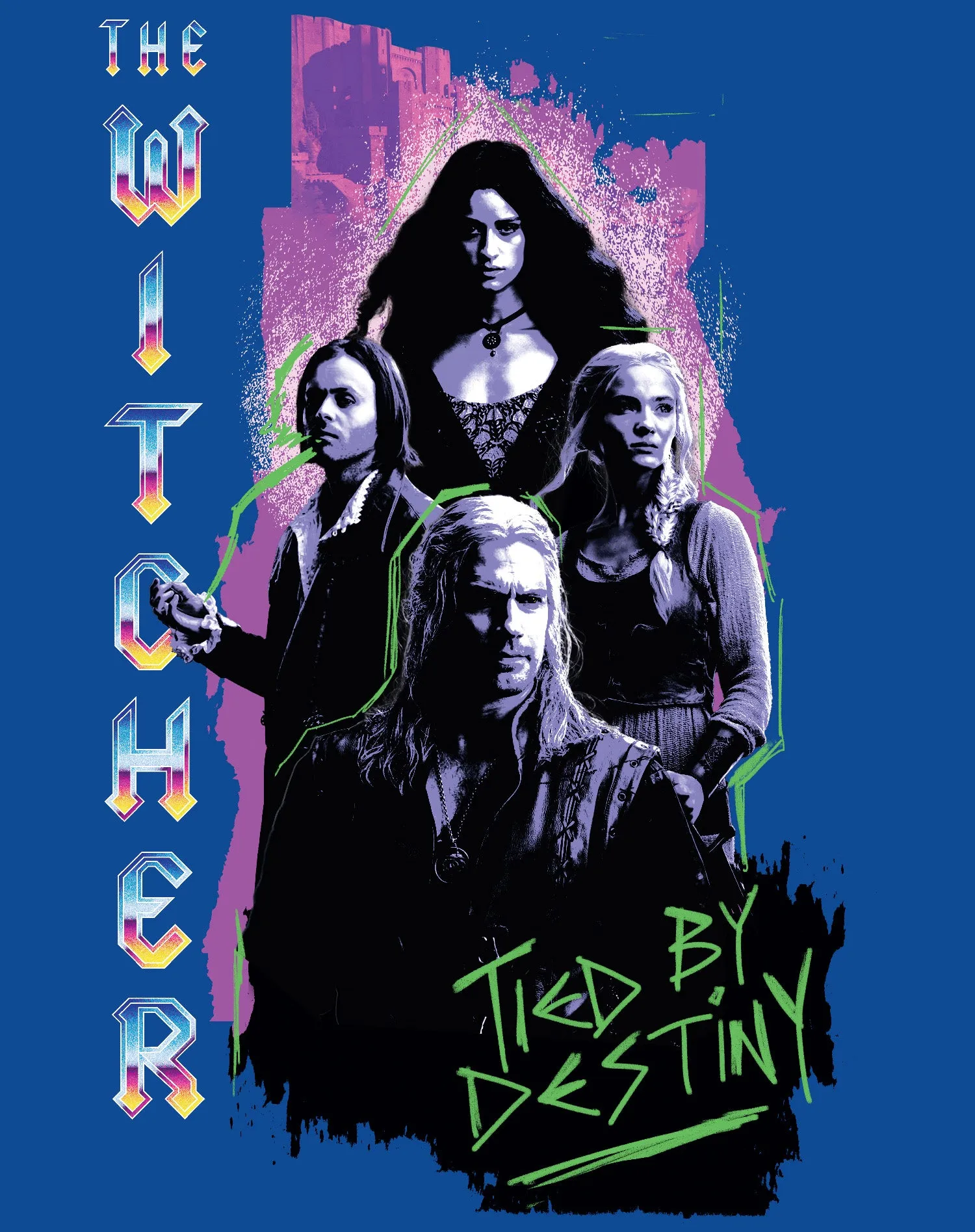 The Witcher Splash Tied Destiny Official Sweatshirt