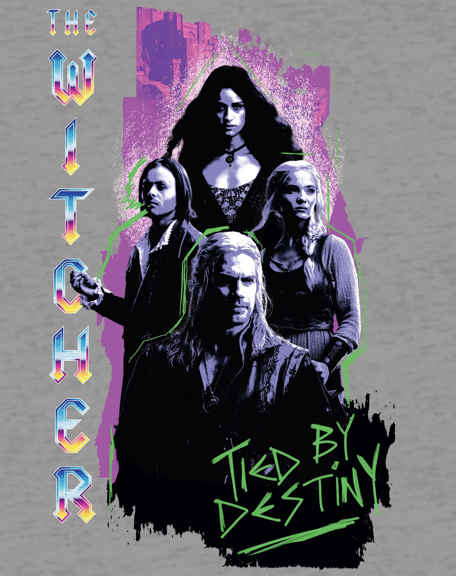 The Witcher Splash Tied Destiny Official Sweatshirt