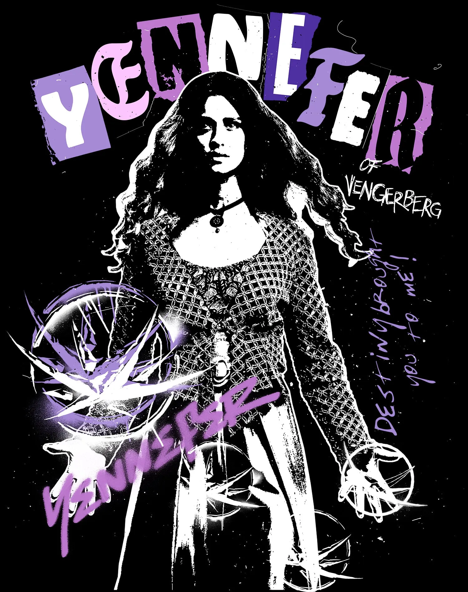 The Witcher Yennefer Punk Vengerberg Official Sweatshirt
