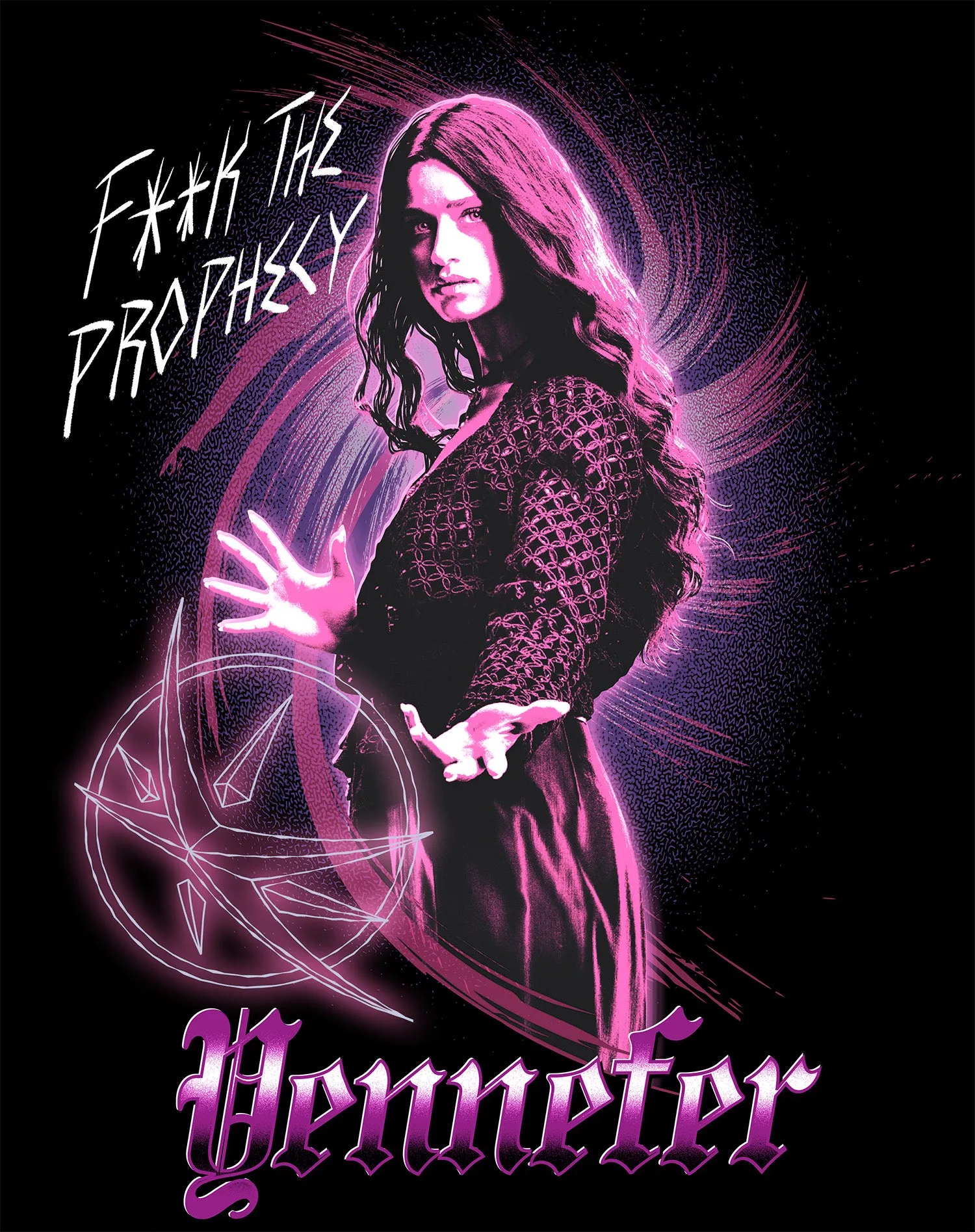 The Witcher Yennefer Splash Prophecy Official Sweatshirt