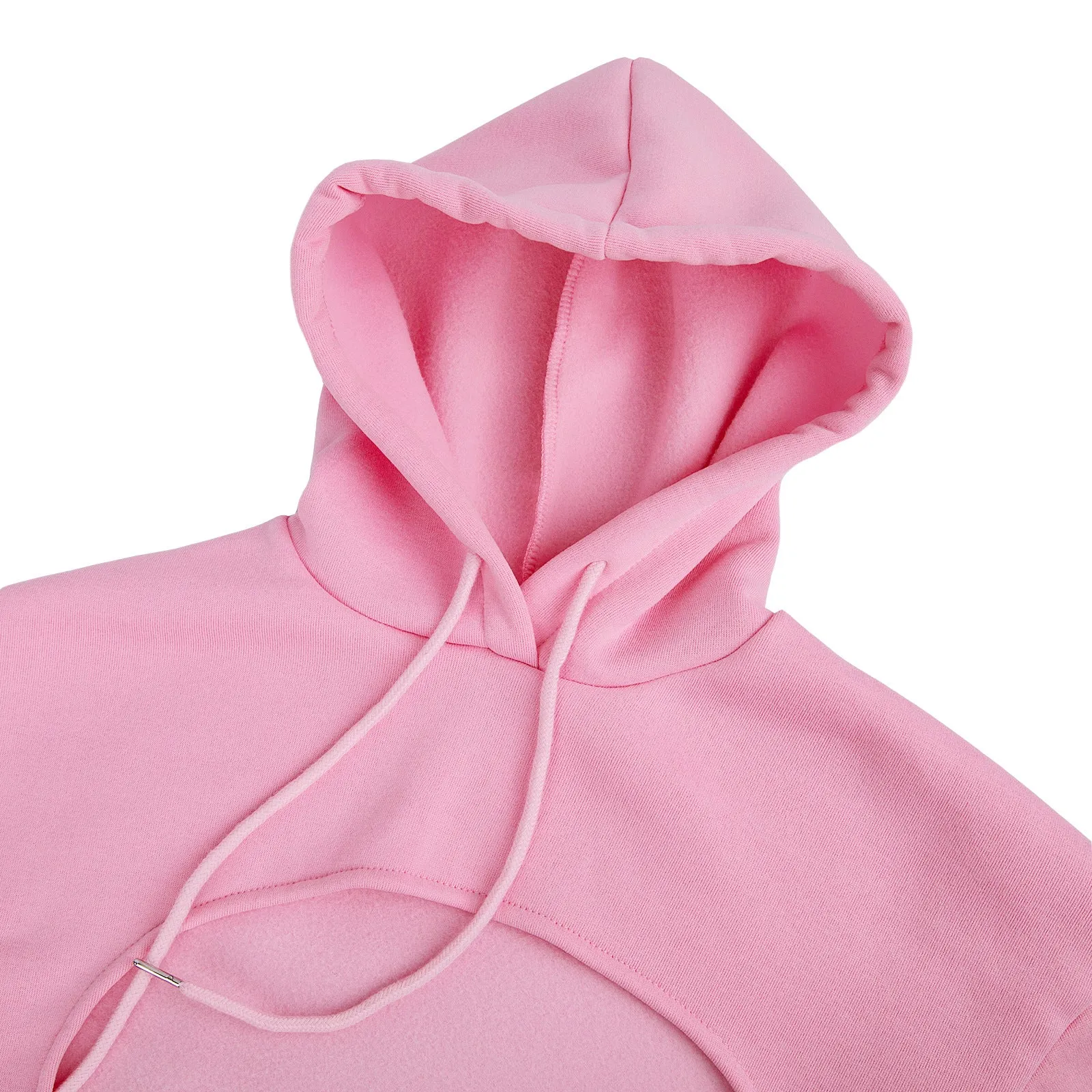 Three Piece Hoodie Crop Top Pants