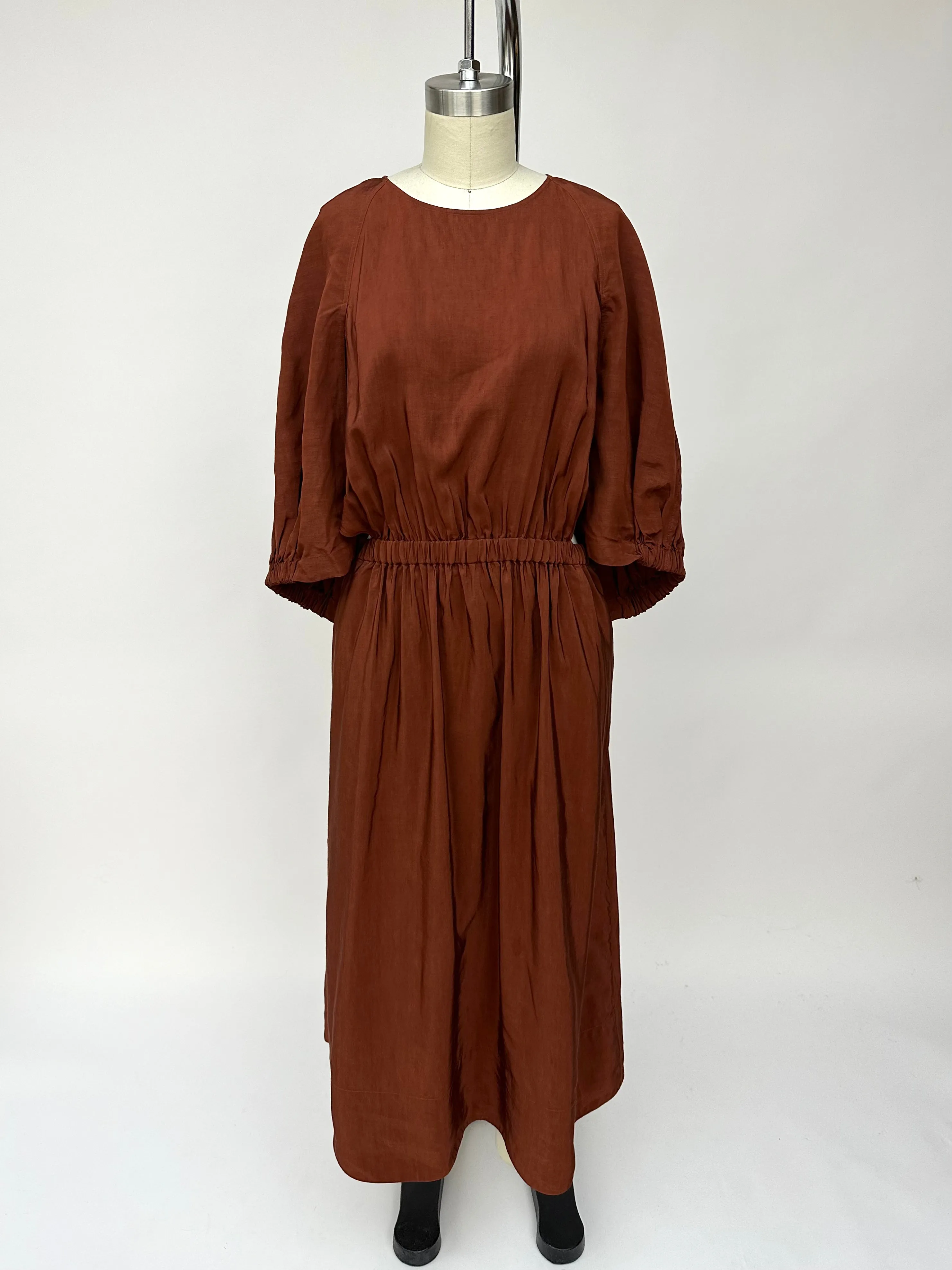 Tibi Maxi Cape Dress