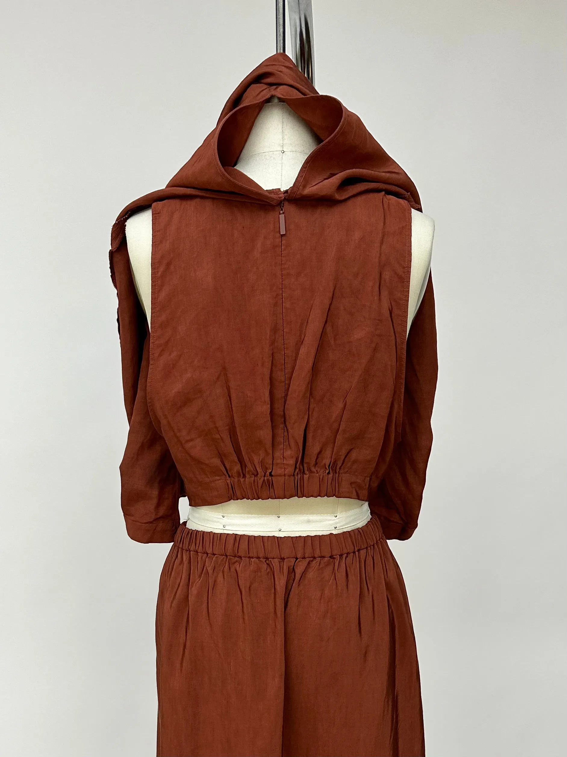 Tibi Maxi Cape Dress