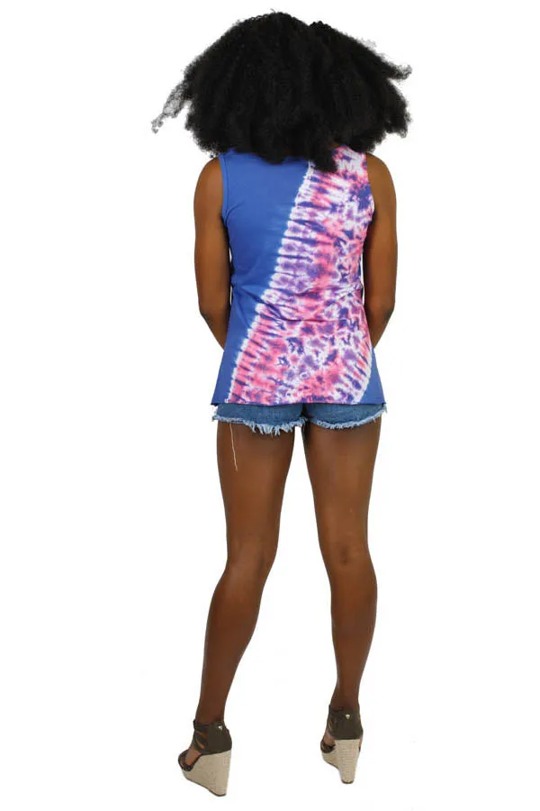 Tipsy Tie-Dye Bohemian Beach Tank