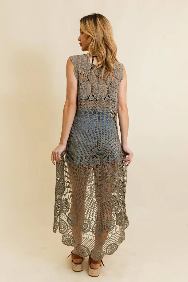 Top | High-low | Olive