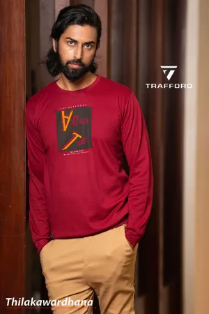 Trafford Crew Neck Long Sleeve T Shirt