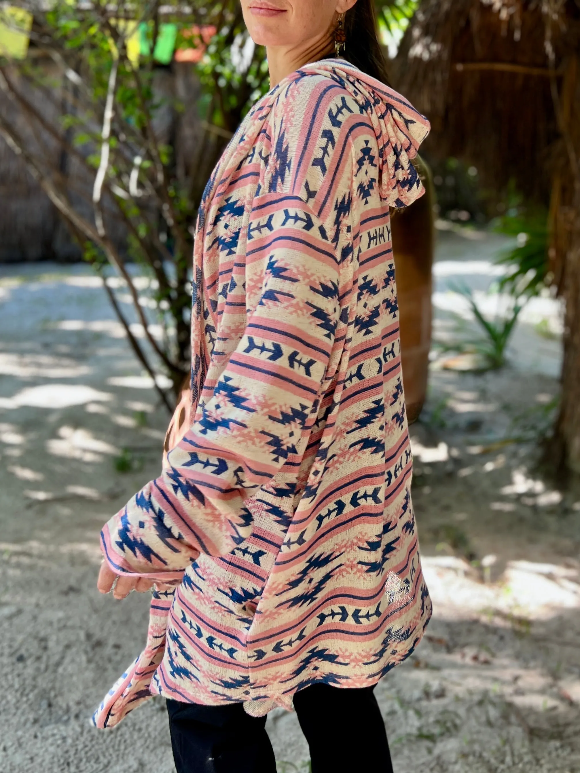 Tribal Pink | Cardigan | Her