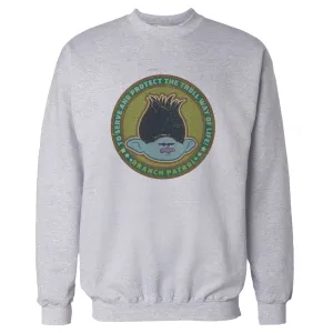 Trolls Branch Patrol Official Sweatshirt (Heather Grey)