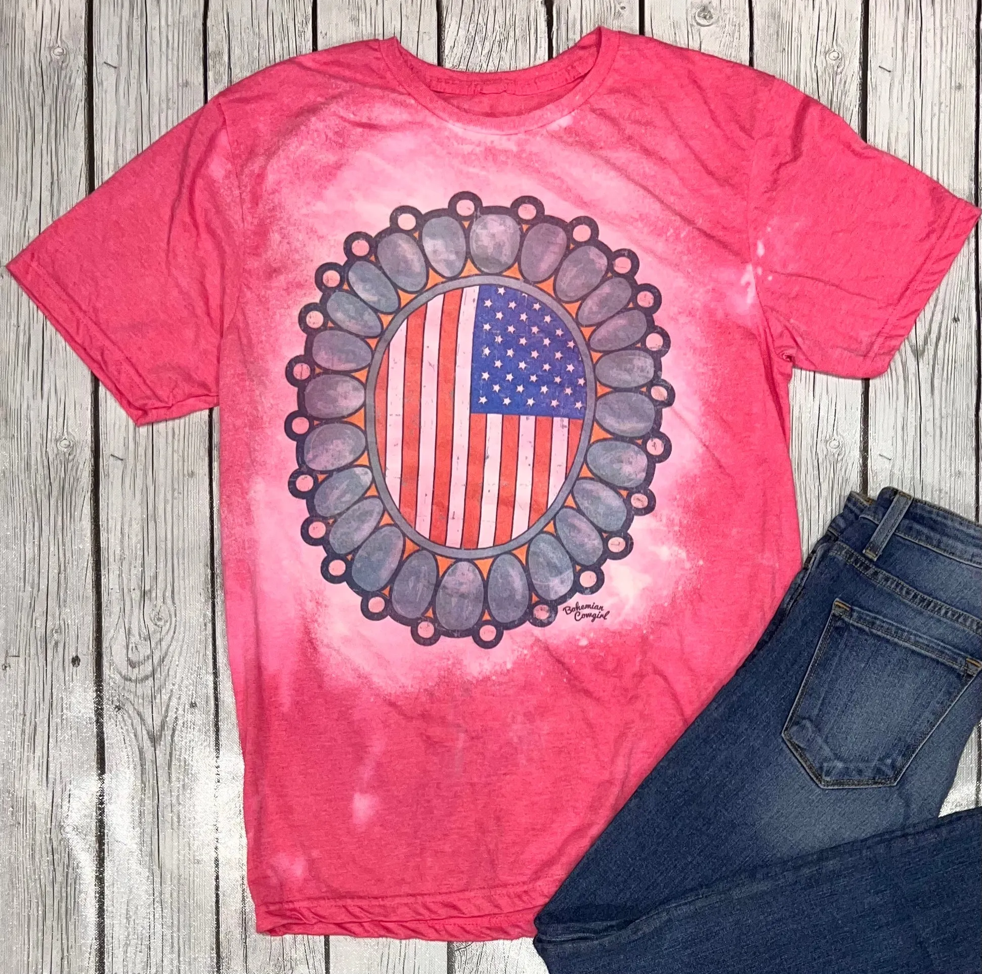 Turquoise Stone Flag