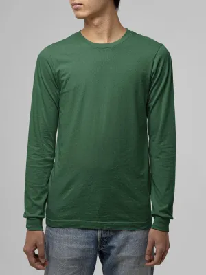 Unisex Bottle Green Super Combed Cotton T-Shirt - Eco-Friendly & Comfortable