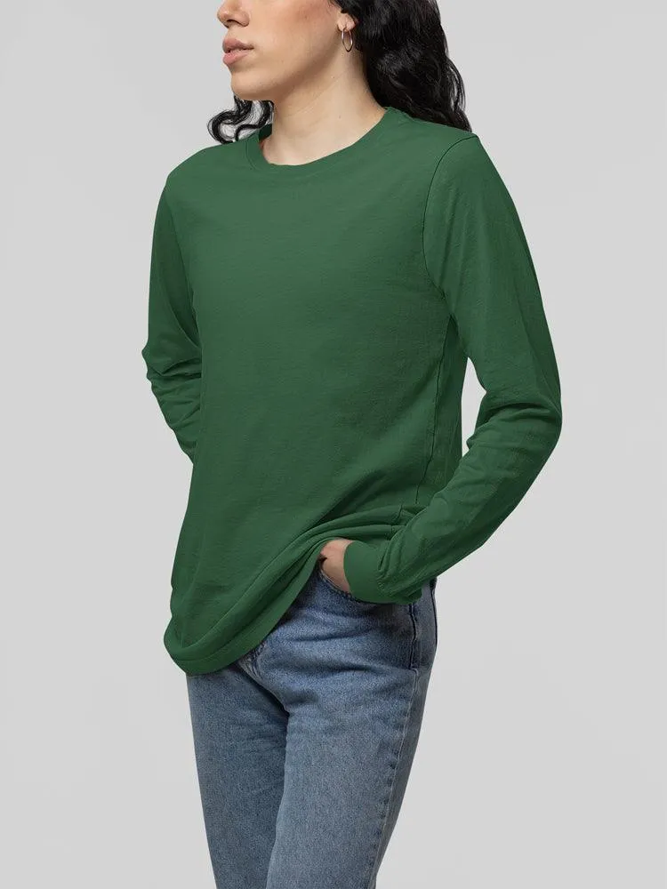 Unisex Bottle Green Super Combed Cotton T-Shirt - Eco-Friendly & Comfortable