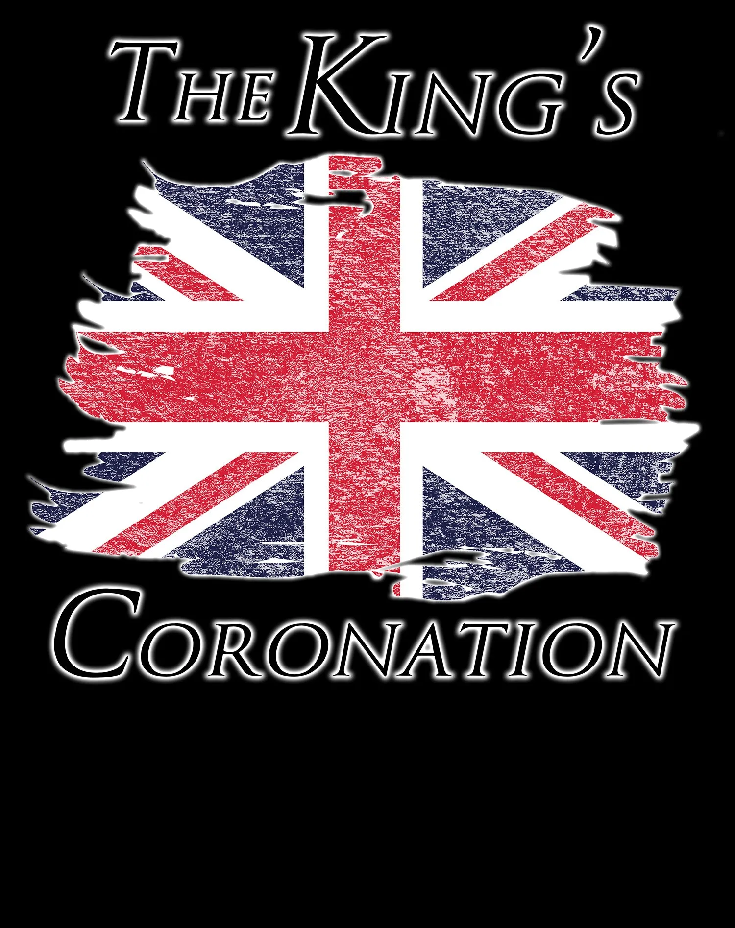 Urban Attitude Kings Coronation 2023 British Flag Sweatshirt (Black)