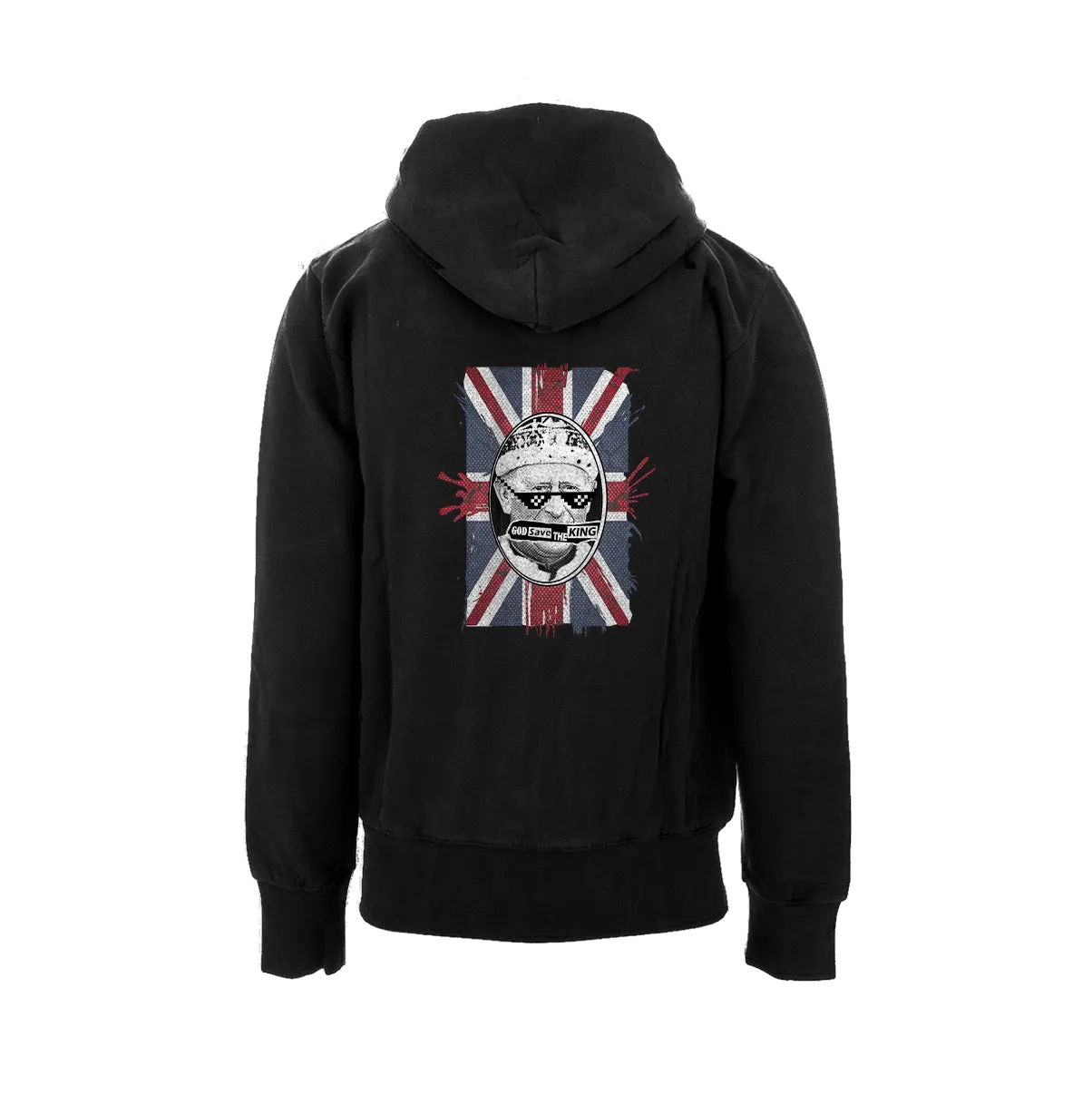Urban Attitude Kings Coronation 2023 God Save The King 02 Hoodie Back Print (Back)