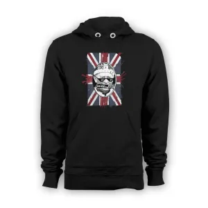 Urban Attitude Kings Coronation 2023 God Save The King 02 Hoodie Front Print (Black)