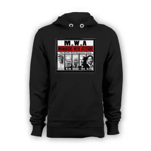 Urban Attitude Kings Coronation 2023 MWA Monarchs with Attitude Hoodie Front Print (Black)