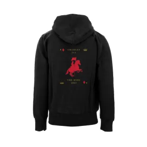 Urban Attitude Kings Coronation 2023 Silhouette Royal Knight Hoodie Back Print (Black)