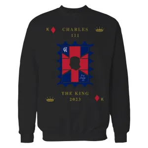 Urban Attitude Kings Coronation 2023 Stamp Charles III Sweatshirt (Black)