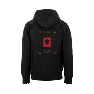 Urban Attitude Kings Coronation 2023 Stamp Silhouette Portrait Hoodie Back Print (Back)