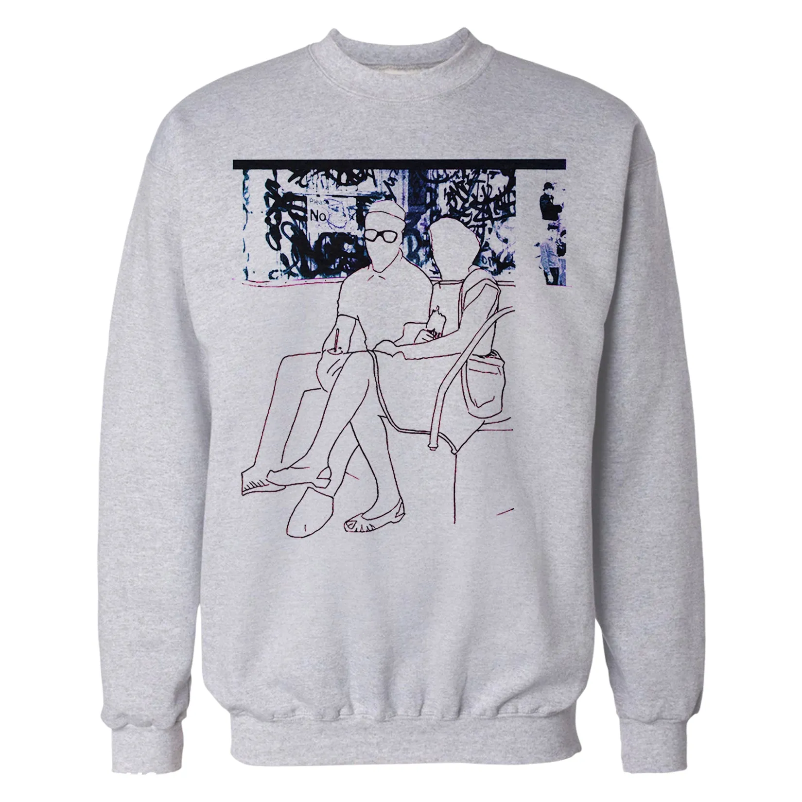 US Brand X Old's Kool Ghetto Love Official Sweatshirt (Heather Grey)