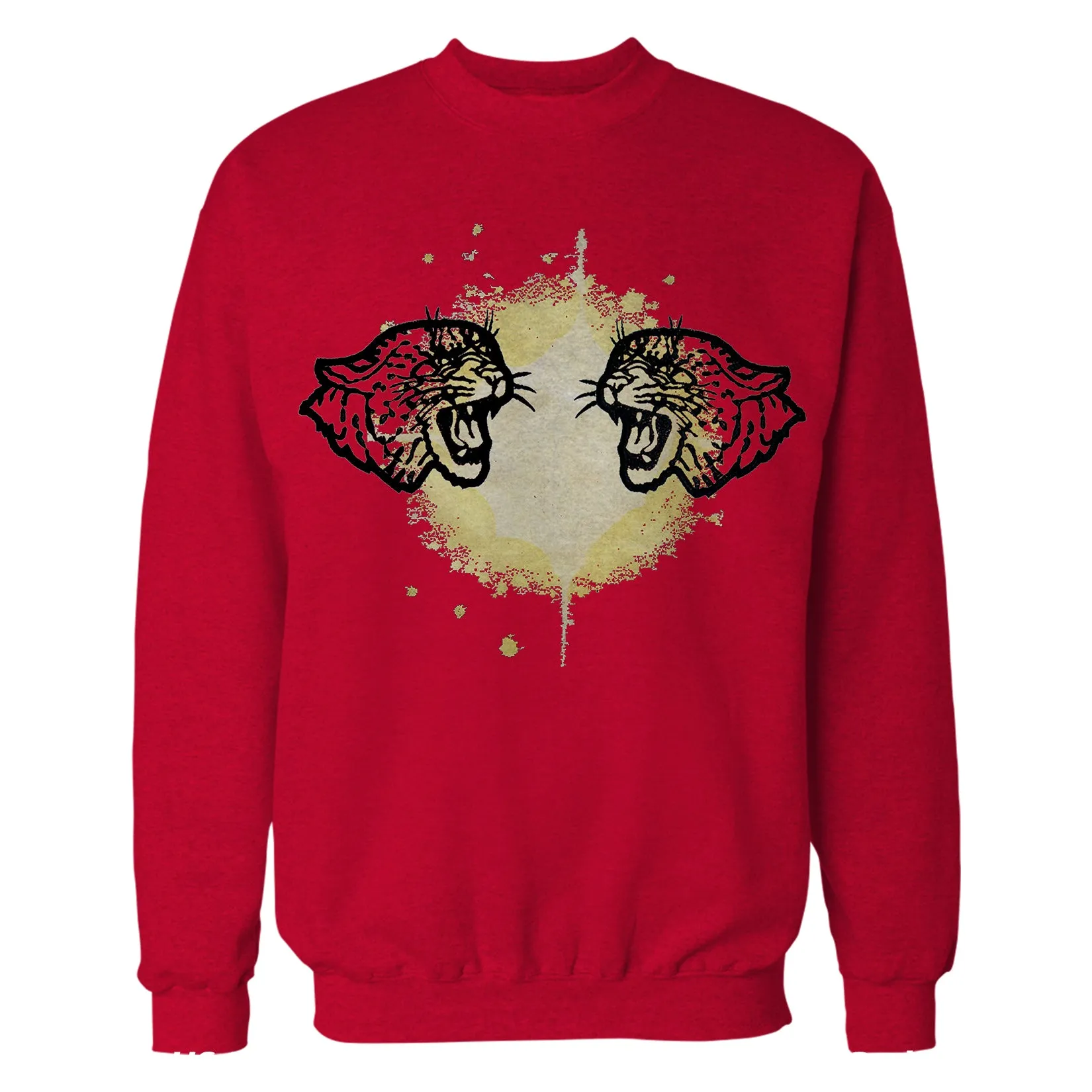 US Brand X Old's Kool Leopard Mirror Official Sweatshirt (Red)
